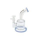 Rock Glass 7" Inline Perc Tube Dab Rig