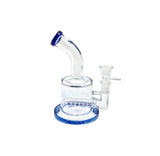 Rock Glass 7" Inline Perc Tube Dab Rig
