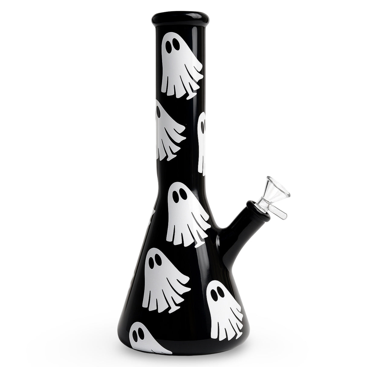 10 inch Ghost Beaker Bong with box packaging