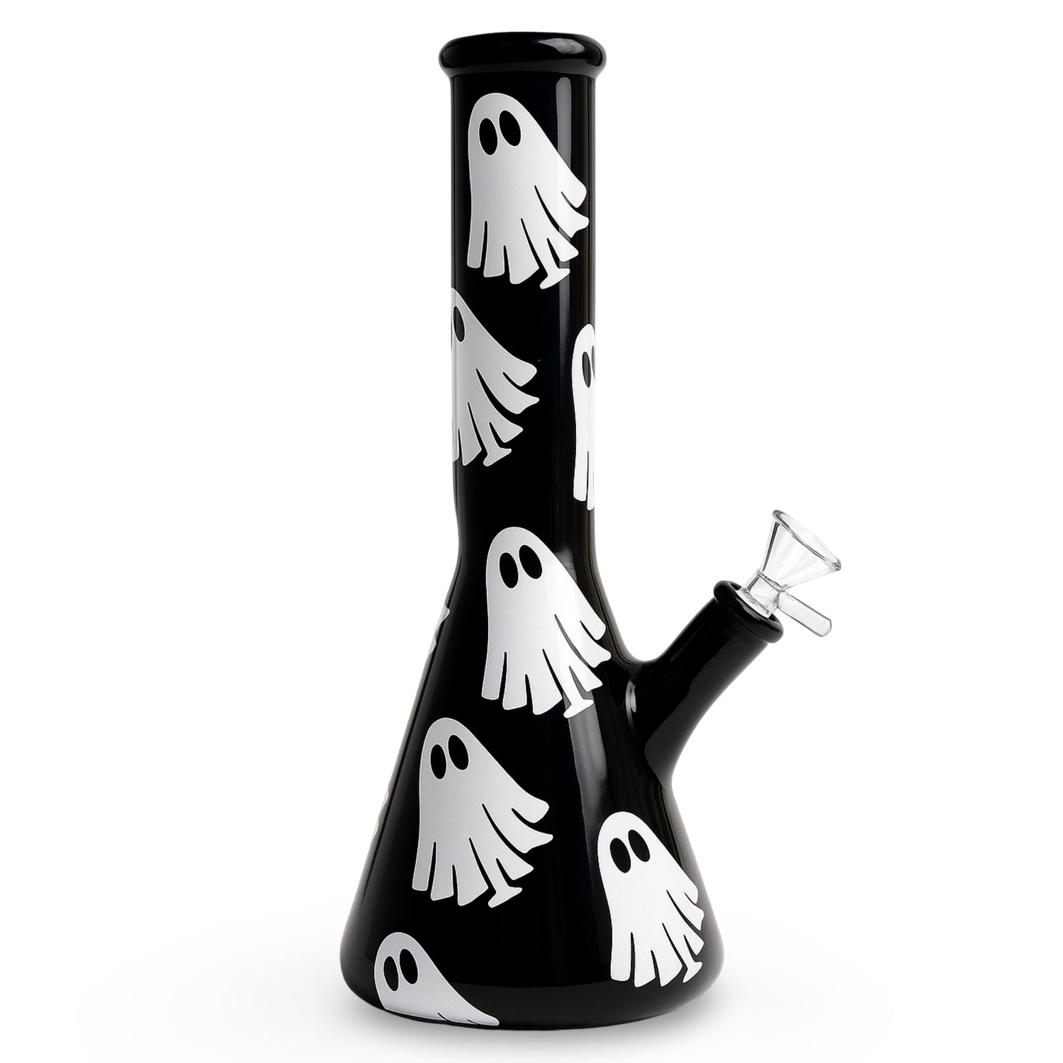 10 inch Ghost Beaker Bong with box packaging