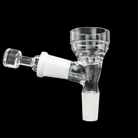 Glass Flower Bowl with Pass-Through Carb