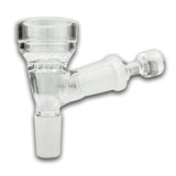 Glass Flower Bowl with Pass-Through Carb