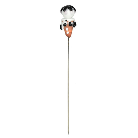 Glass Hairpin Poker Dab Tool Version 2 | 5" | Assorted Styles | 50 Pack