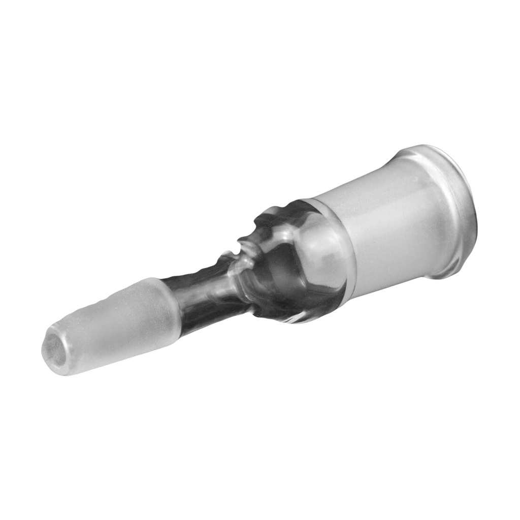 PILOT DIARY 10mm to 14mm Glass Adapter for Bongs - Clear, Angled View
