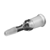 PILOT DIARY 10mm to 14mm Glass Adapter for Bongs - Clear, Angled View