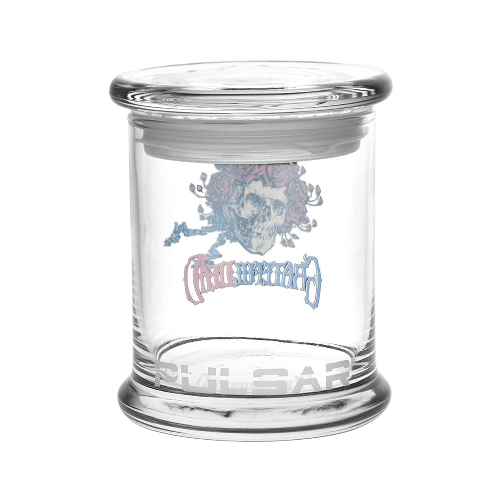 Grateful Dead x Pulsar 420 Jars Pop Top | Skull and Roses | 1/2 Ounce