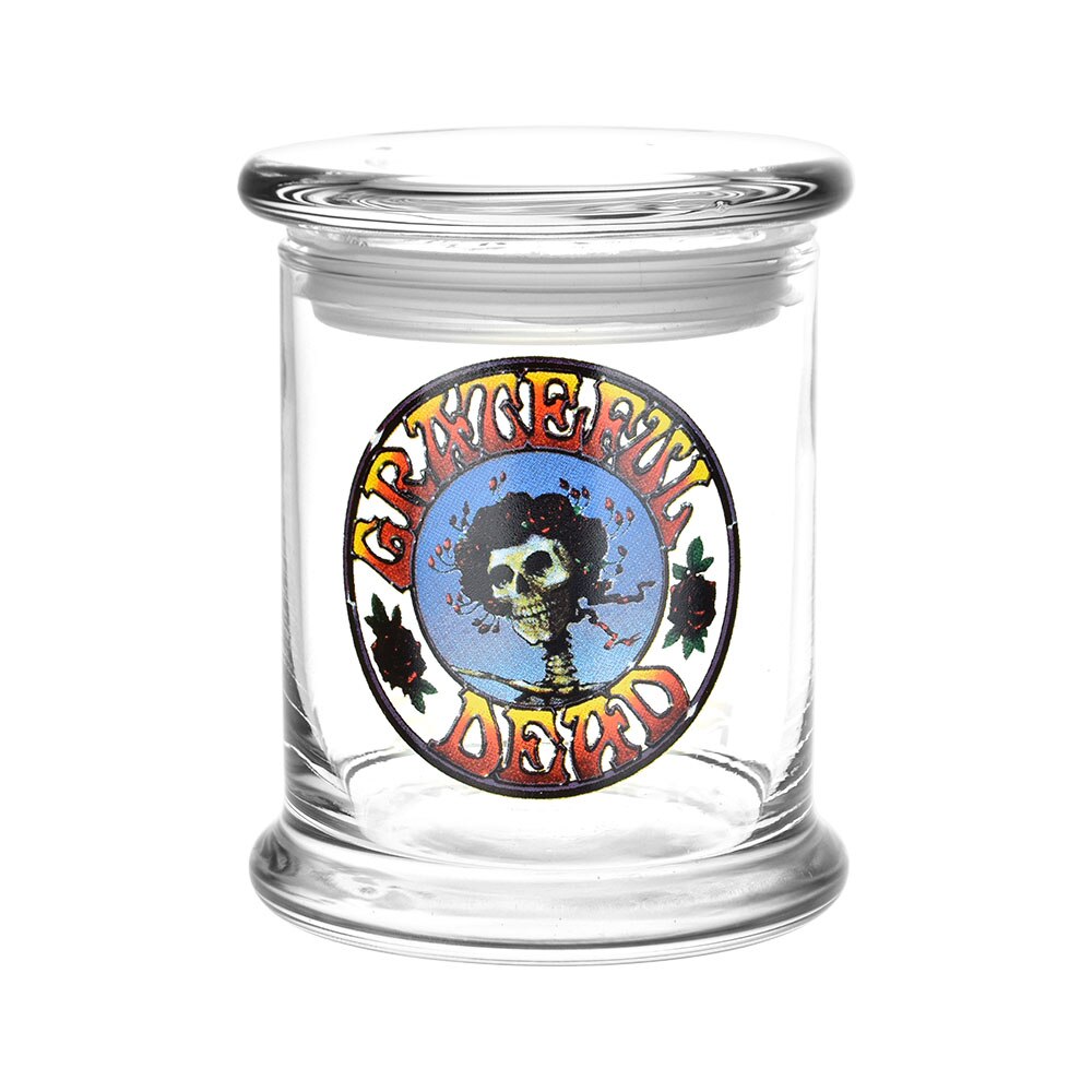 Grateful Dead x Pulsar 420 Jars Pop Top | Skull and Roses Circle | 1/2 Ounce