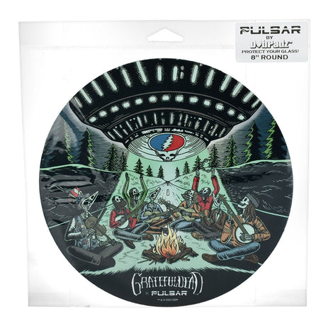 Grateful Dead x Pulsar Fabric Top Dab Mat | Close Encounters | 8"