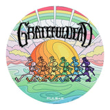 Grateful Dead x Pulsar Fabric Top Dab Mat | Under The Rainbow | 8"