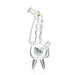 Lookah Glass 13" Cool Recycler Giraffe