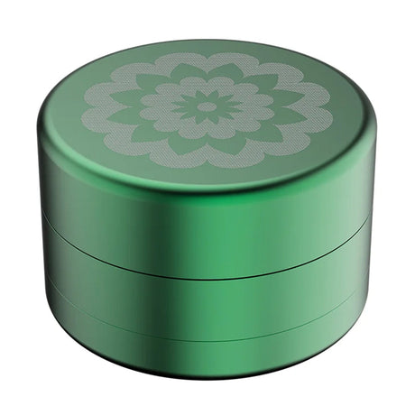 Flower Mill 2.5" Next Gen Standard Grinder in Green - Top View