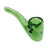 Human Grade Briar glass hand pipe bubble accent close-up