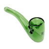 Human Grade Briar glass hand pipe bubble accent close-up