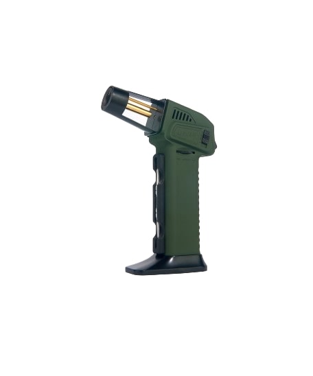 Maven Torch Volt 7" Green Dab Torch with Integrated Tool and Safety Lock, Side View