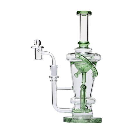 Human Grade 10.25" Straight Recycler Glass Dab Rig