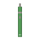 Yocan Zen green vaporizer front view with sleek design and easy-to-use button