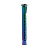 Cheech Glass 5.5" Metallic Green Downstem, 14mm Borosilicate Glass, Front View