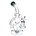 HB King 8" Hourglass Tubed Perc Water Pipe