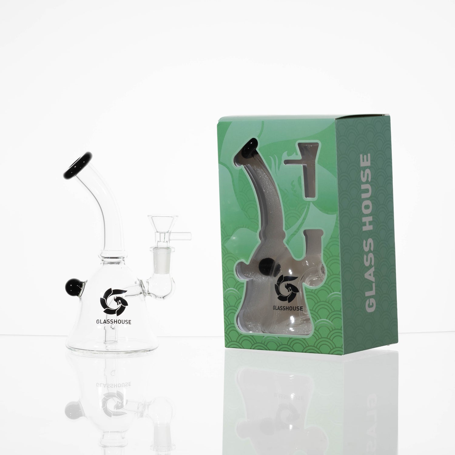 Glasshouse 6" Flared Button Banger Hanger