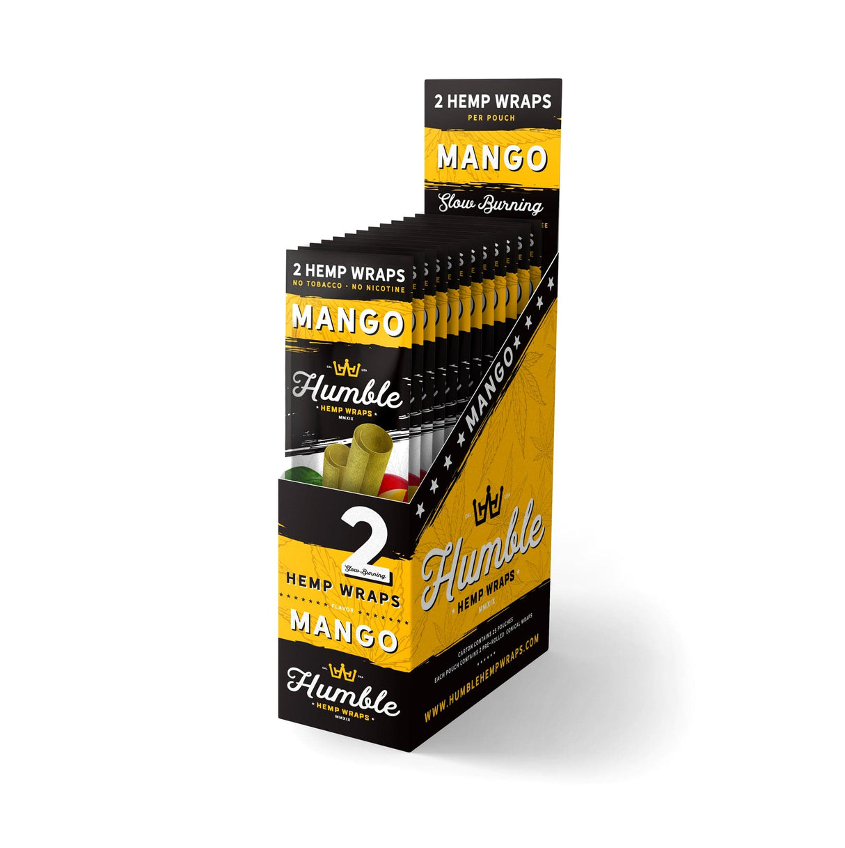 Humble Hemp Wraps - Mango - 25 Pack