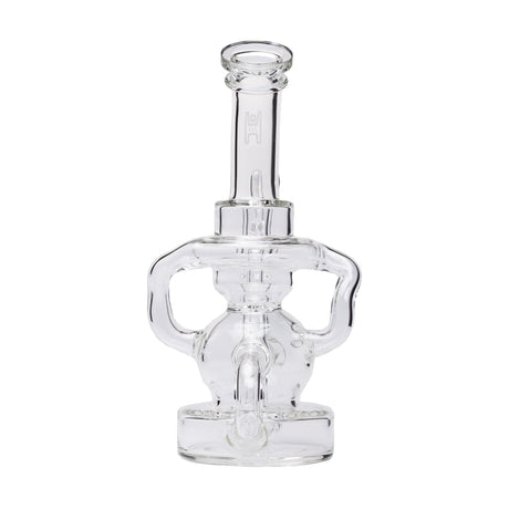Human Grade Stubby Klein Glass Recycler Dab Rig