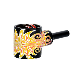 Pulsar Fire Phoenix Hand Pipe Attachment for Puffco Proxy, Borosilicate Glass, Side View