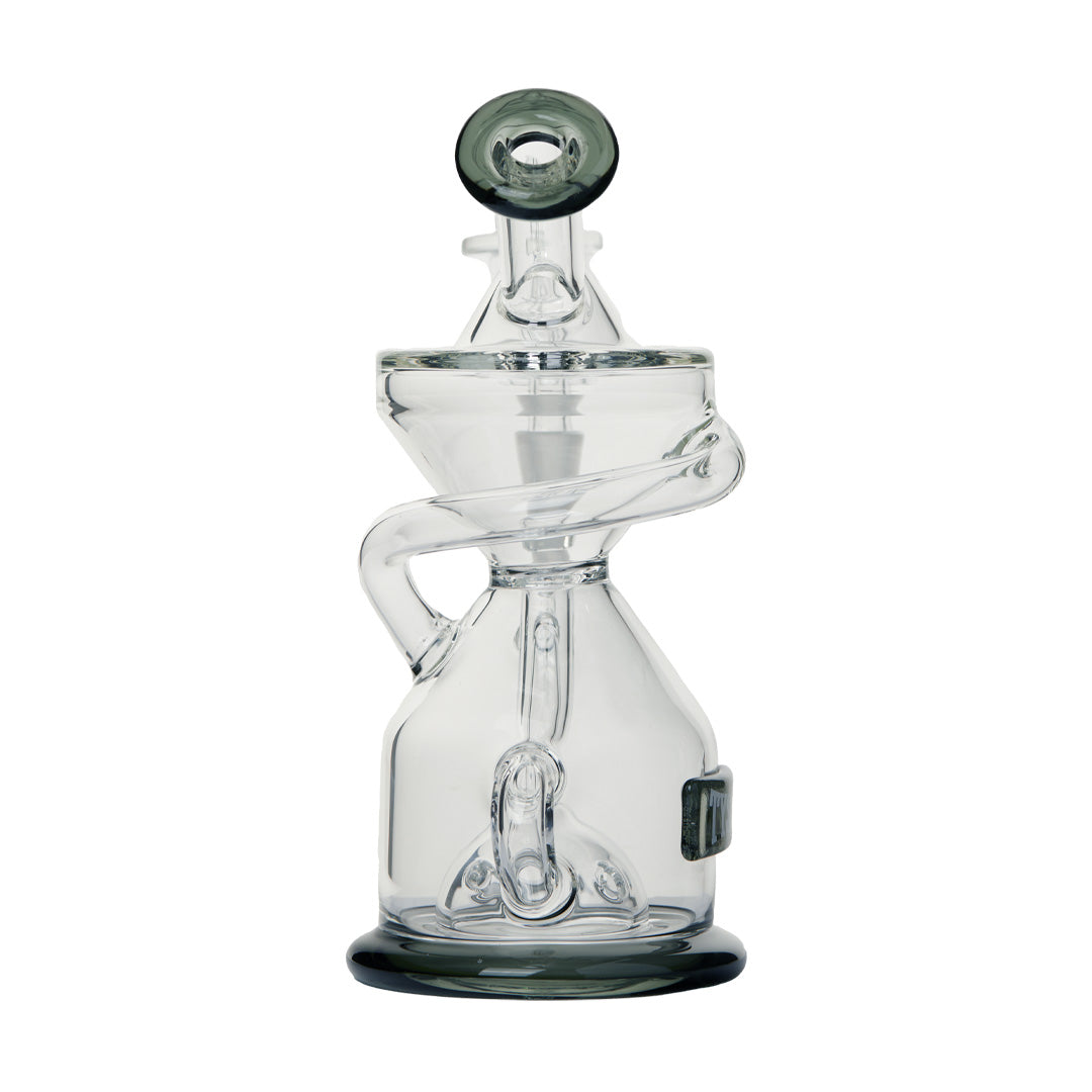 Tyson Knockout Dab Rig with Quartz Bucket and Borosilicate Glass - Front View