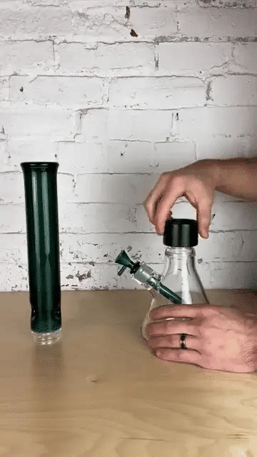 Percolated Beaker Double Stack Clear