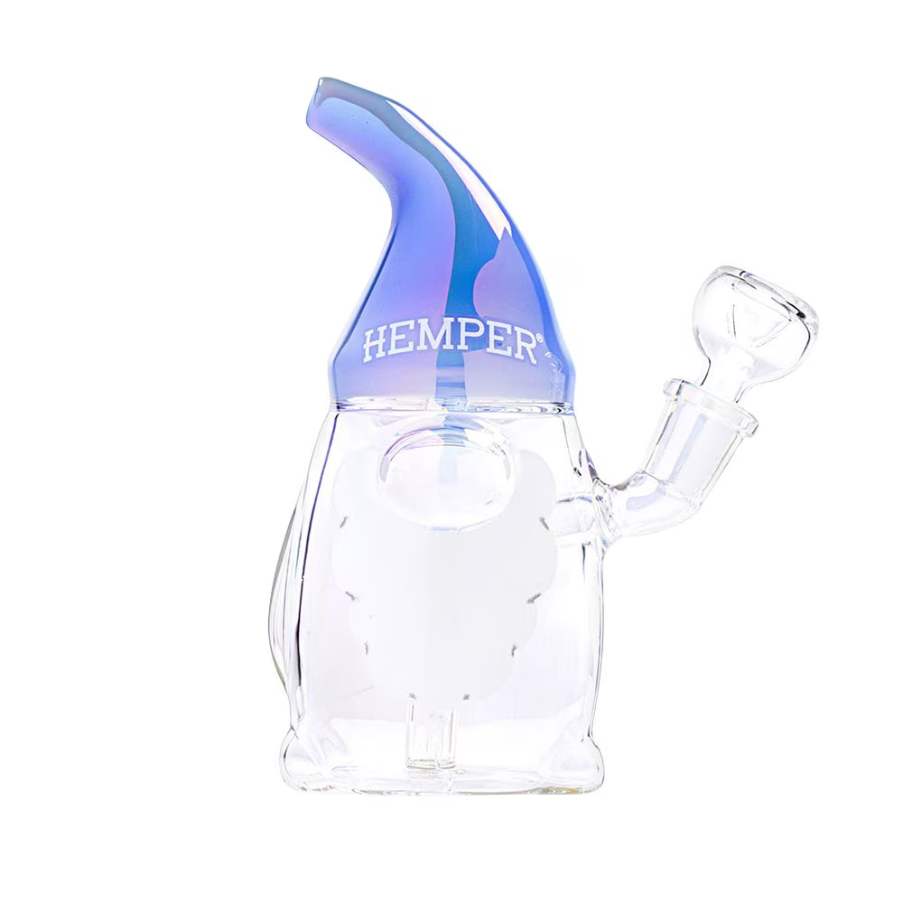 Hemper Gnome Glass Water Pipe | 6.25" | 14mm F