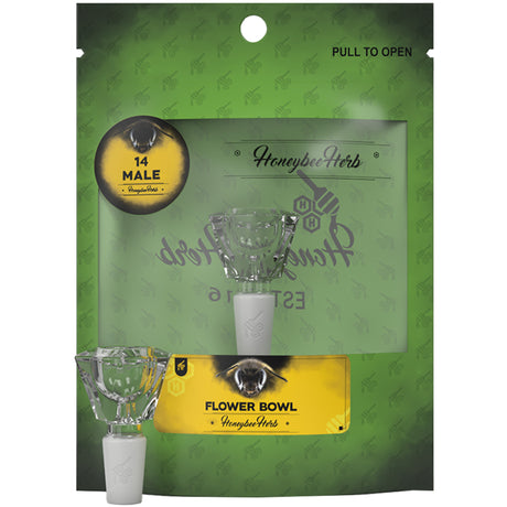 Honeybee Herb Flower Bowls (Green Line)