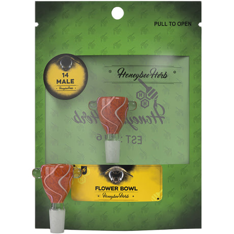 Honeybee Herb Flower Bowls (Green Line)