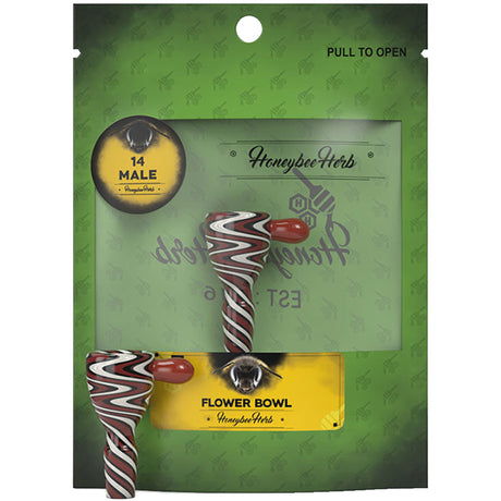 Honeybee Herb Flower Bowls (Green Line)