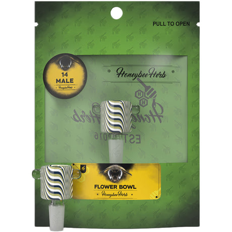 Honeybee Herb Flower Bowls (Green Line)