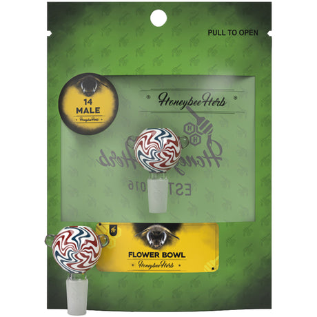 Honeybee Herb Flower Bowls (Green Line)