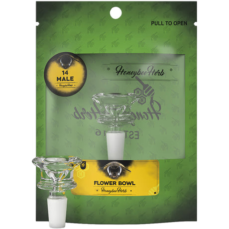 Honeybee Herb Flower Bowls (Green Line)