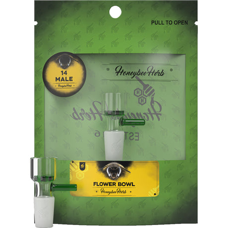 Honeybee Herb Flower Bowls (Green Line)