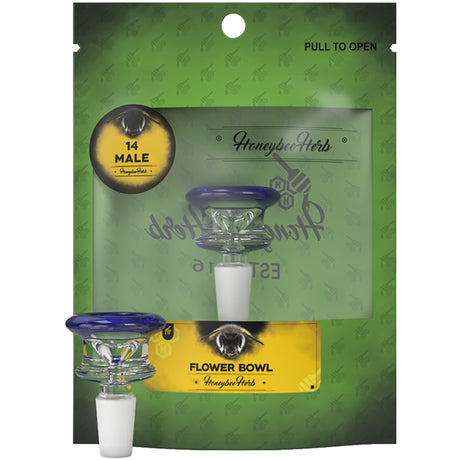 Honeybee Herb Flower Bowls (Green Line)