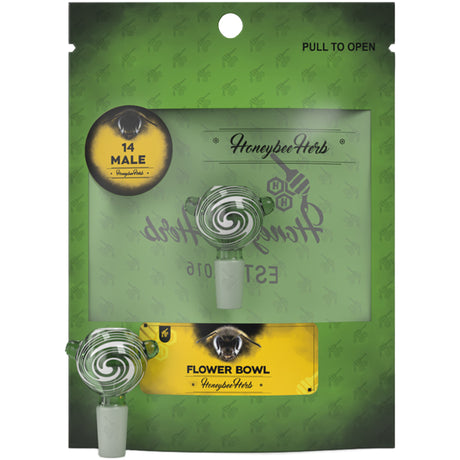 Honeybee Herb Flower Bowls (Green Line)