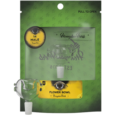 Honeybee Herb Flower Bowls (Green Line)