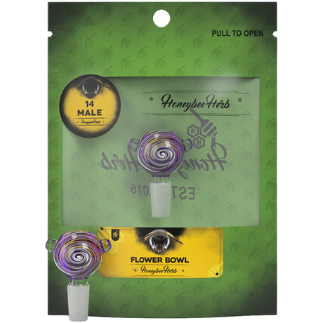 Honeybee Herb Flower Bowls (Green Line)