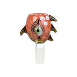 Horned Ogre Eye Herb Slide | 14mm M | Colors Vary