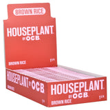 Houseplant by OCB Brown Rice Rolling Papers | 1 1/4 | 50pc | 24pk Display