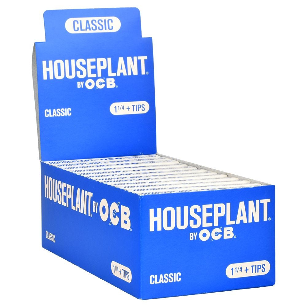 Houseplant by OCB Classic Rolling Papers & Tips | 1 1/4 | 50pc | 24pk Display