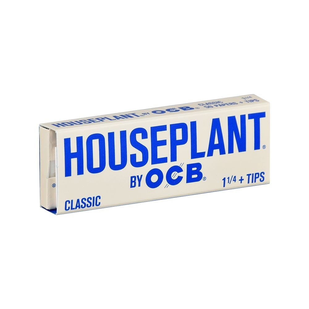 Houseplant by OCB Classic Rolling Papers & Tips | 1 1/4 | 50pc | 24pk Display