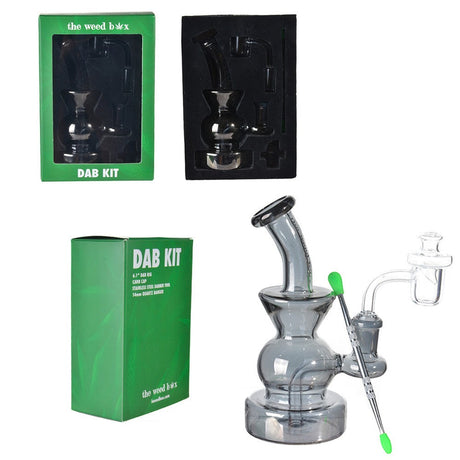 Ultimate Dabber Kit contents including dab rig, dabber tool, carb cap, and banger