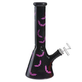 10 inch Purple Bat Beaker Bong detail view