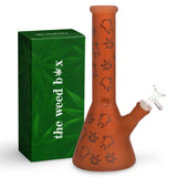 10 inch Turkey Beaker Bong side view