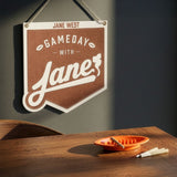 Gameday With Jane Football Pennant