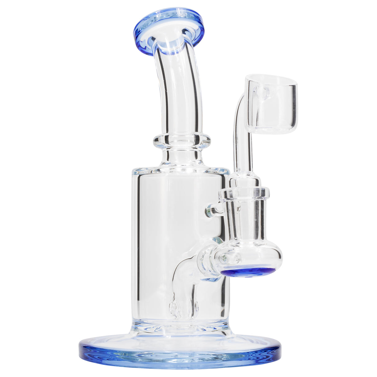 Glassic "Sidekick" Dab Rig with Color Base and Mouthpiece