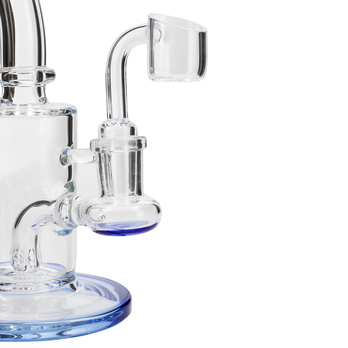 Glassic "Sidekick" Dab Rig with Color Base and Mouthpiece